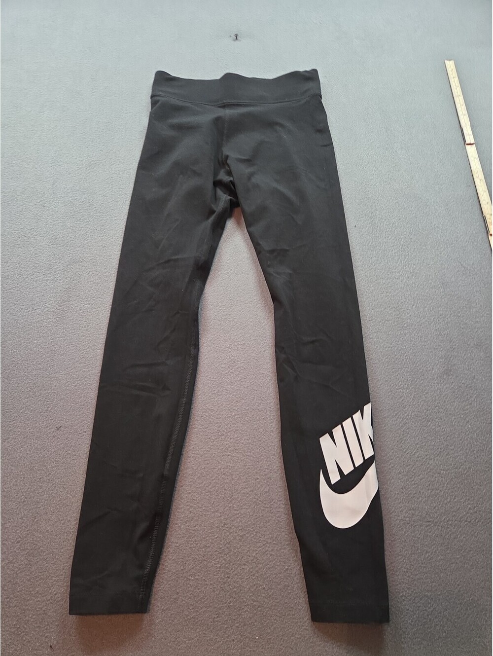 women's black athletic leggings by Nike size S
